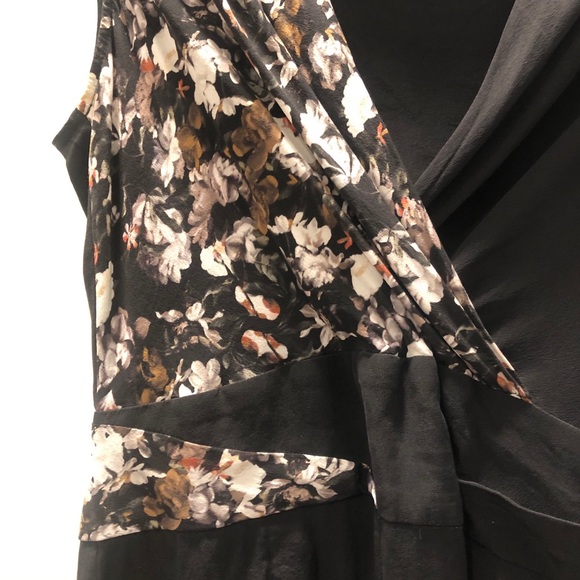 AllSaints Azure Chase Silk Floral Dress - Picture 3 of 4